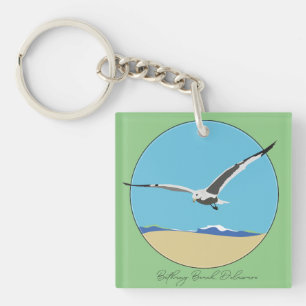 Bethany Beach, Delaware Zee meeuw Vliegen over het Sleutelhanger