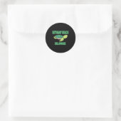 Bethany Beach Delaware Zee Turtle Theme Ronde Sticker (Tas)