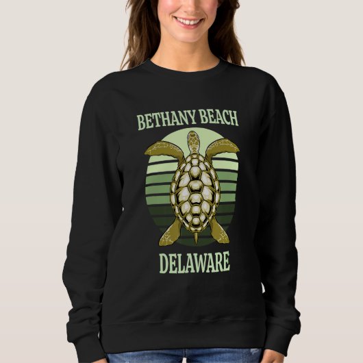 Bethany Beach Delaware Zee Turtle Trui (Voorkant)