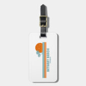 Bethany Beach Delaware Zon Palm Bomen Bagagelabel (Voorkant verticaal)