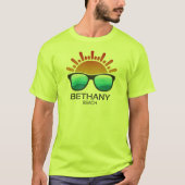 Bethany Beach Delaware Zonnebril T-shirt (Voorkant)