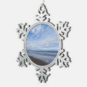 Bethany Beach I Tin Sneeuwvlok Ornament (Rechts)