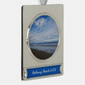 Bethany Beach I Verzilverd Banner Ornament (Rechts)
