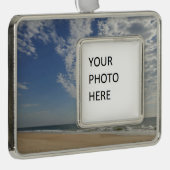 Bethany Beach II Verzilverd Omlijst Ornament (Rechts)