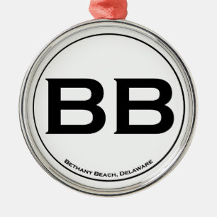 Bethany Beach Metalen Ornament