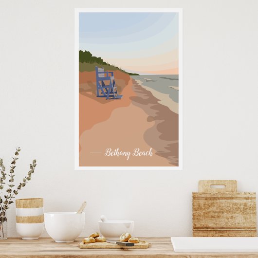 Bethany Beach Poster, 24 x 36 inch Poster (Keuken)