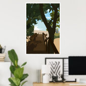 Bethany Beach Stairs Poster, 24 x 36-inch Poster (Thuiskantoor)