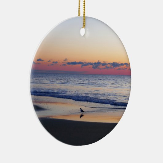 Bethany Beach Sunrise I Keramisch Ornament (Rechts)