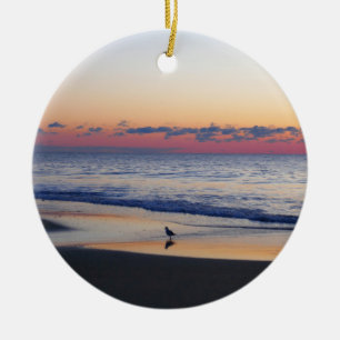 Bethany Beach Sunrise I Keramisch Ornament