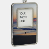 Bethany Beach Sunrise I Verzilverd Omlijst Ornament (Rechts)