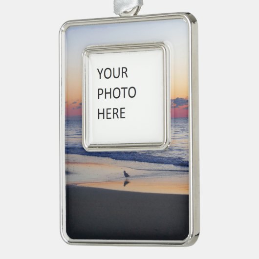 Bethany Beach Sunrise I Verzilverd Omlijst Ornament (Links)