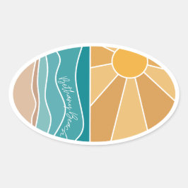 Bethany Beach Sunset Sticker