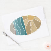 Bethany Beach Waterdichte Sticker (Envelop)