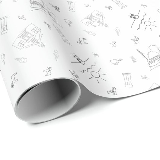 Bethany Beach Wrapping Paper Cadeaupapier (Rol Hoek)