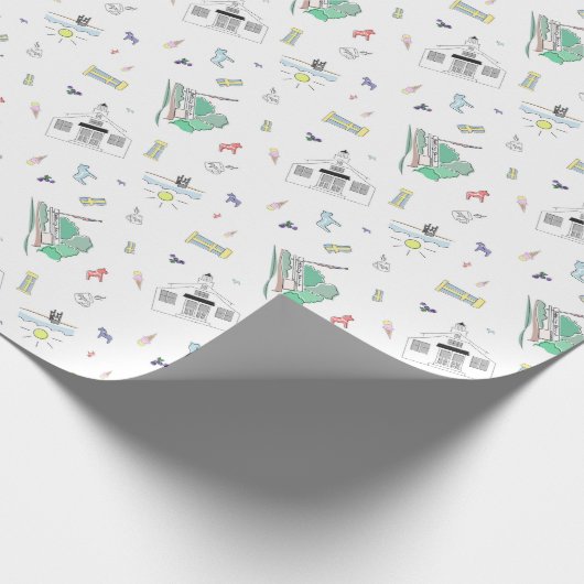 Bethany Beach Wrapping Paper Cadeaupapier (Hoek)