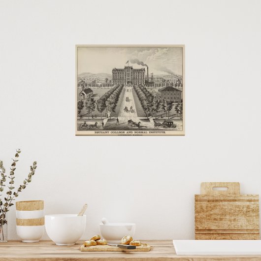 Bethany College, Lindsborg, Kansas Poster (Keuken)