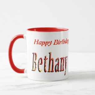 Bethany Girls Name Logo Mok