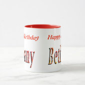 Bethany Girls Name Logo Mok (Midden)