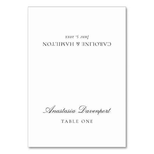 Bethany Miller Place Card Kaart (Voorkant)