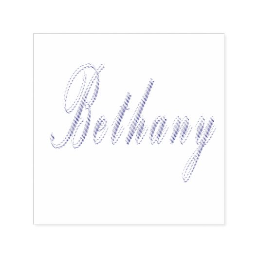 Bethany Naam Logo, Zelfinktende Stempel (Design)