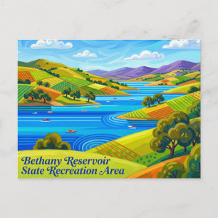 Bethany Reservoir State Recreation Area Californië Briefkaart