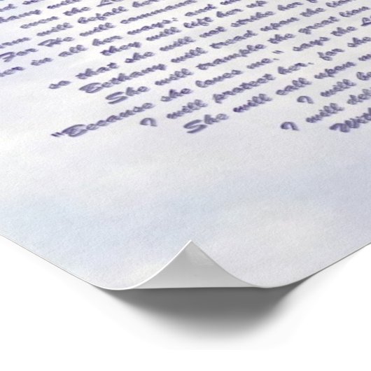 Bethany's schuilplaats Psalm 91 NIV Poster (Hoek)