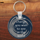 BeTheChange Sleutelhanger (Voorkant)