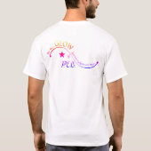 BetheGlowofPEO Basic T-shirt - Wit (Achterkant)