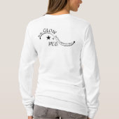 BeTheGlowOfPEO-T-shirt met lange mouwen - wit T-shirt (Achterkant)
