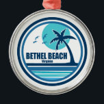 Bethel Beach Virginia Palmbomen Metalen Ornament<br><div class="desc">Bethel Beach Virginia is een zandige,  zuidwaarts gerichte vinger die de oostelijke kant van de Winterhaven scheidt van de Chesapeake Bay.</div>