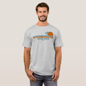 Bethel Beach Virginia Sun Palm Trees T-shirt (Voorkant volledig)