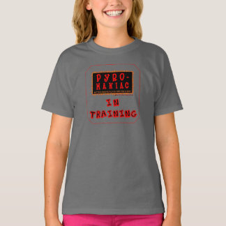 Bethel Pyro-Maniac bij de opleiding van het T-shir T-shirt