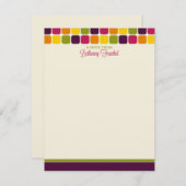 Bethenny Frankel Custom Flat Note-kaarten Notitiekaartje (Voorkant / Achterkant)