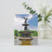 Bethesda "Angel of the Waters" Central Park, NYC Briefkaart (Staand voorkant)