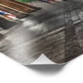 Bethesda Fountain en Promenade Foto Afdruk (Hoek)