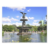 Bethesda Fountain Foto Afdruk (Voorkant)