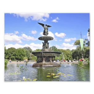 Bethesda Fountain Foto Afdruk