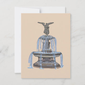 Bethesda Fountain - New York - Briefkaart