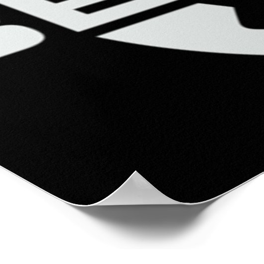 Bethesda Game Studios Logo Gray Poster (Hoek)