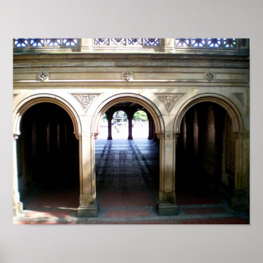 Bethesda Terrace 1 Poster (Voorkant)