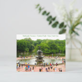 Bethesda Terrace Briefkaart (Staand voorkant)