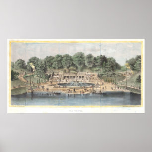 Bethesda Terrace Central Park kunstwerk Poster