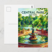 Bethesda-terras USA Briefkaart (Voorkant / Achterkant)