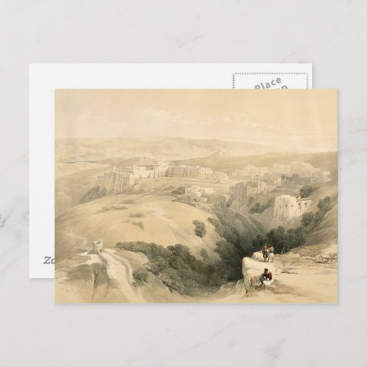 Bethlehem, 6 april 1839, bord 85 van deel II Briefkaart (Voorkant / Achterkant)