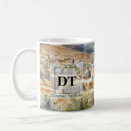 Bethlehem Aquarel Mok – Tijdloos Geschenk uit het