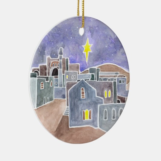 Bethlehem Ceramic Jesse Tree Ornament (Rechts)