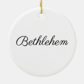 Bethlehem Ceramic Jesse Tree Ornament (Achterkant)