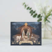 Bethlehem Christelijke kerstBriefkaarten Feestdagenkaart (Staand voorkant)