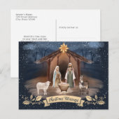 Bethlehem Christelijke kerstBriefkaarten Feestdagenkaart (Voorkant / Achterkant)