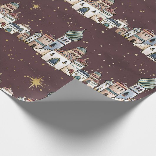 Bethlehem Christmas Cadeaupapier (Hoek)